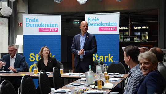Ralph Bombis (FDP) zu Besuch in Eschweiler