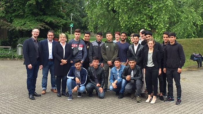 Berufskolleg Herzogenrath stolz auf Flüchtlingsintegration.
