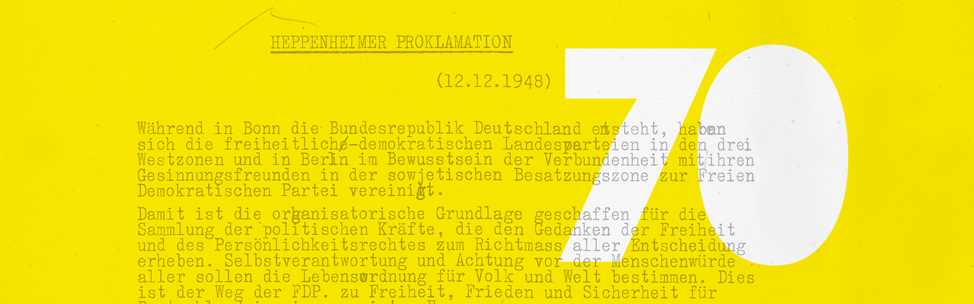 70 Jahre FDP: Mensch Genscher