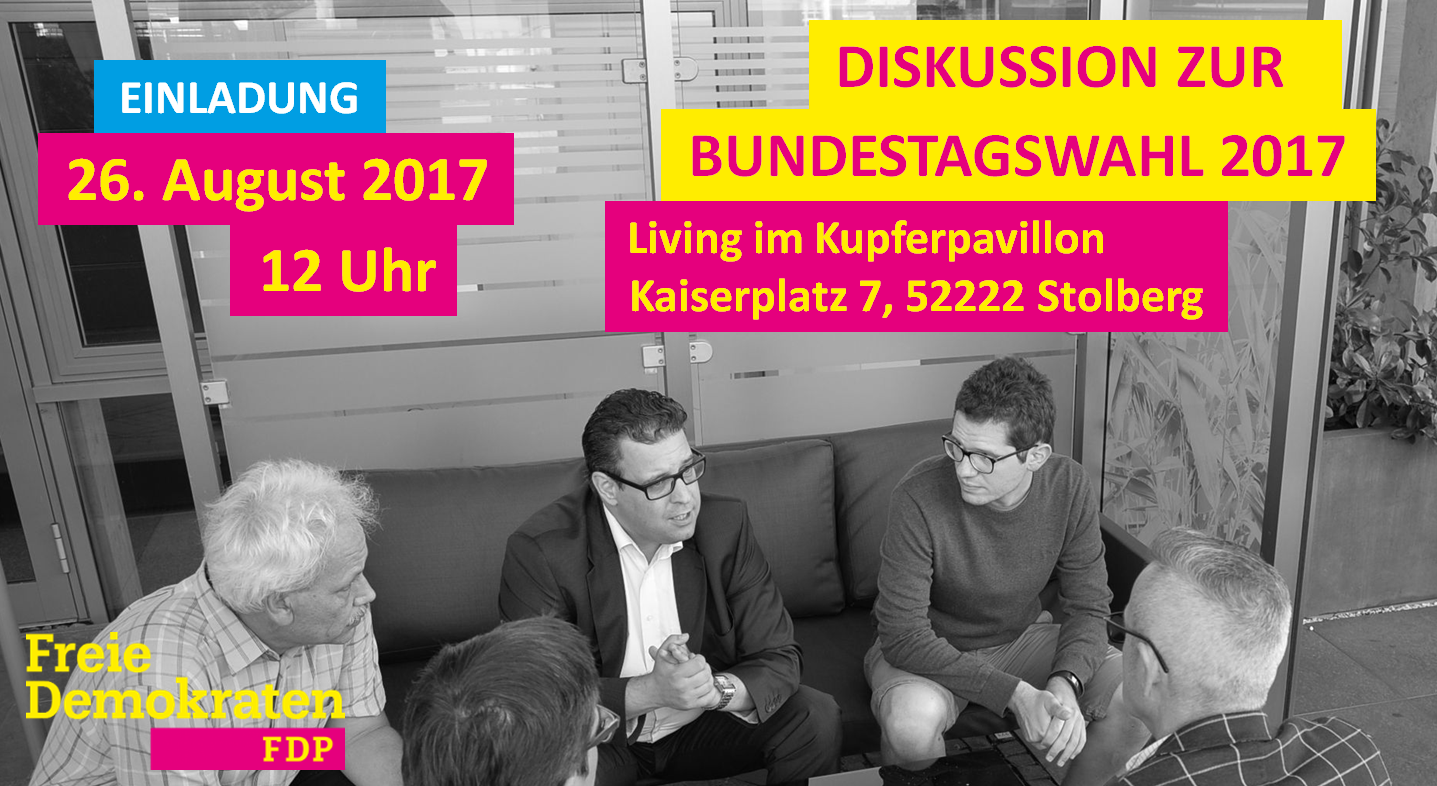 FDP Stolberg lädt ein zur Diskussion