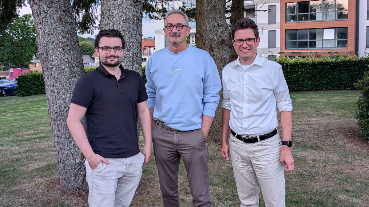 Marcel Bach, Dr. Werner Pfeil MdL und Christoph Pontzen