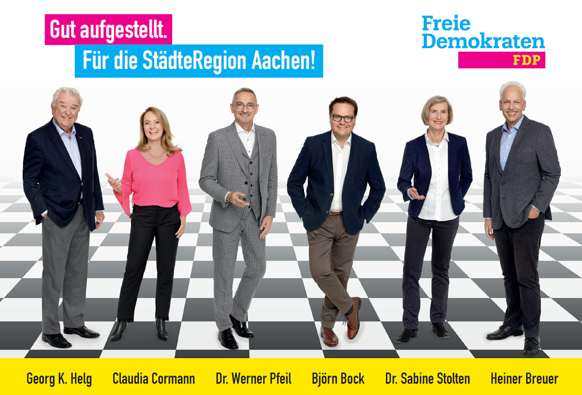 Gut aufgestellt. Für die StädteRegion Aachen!