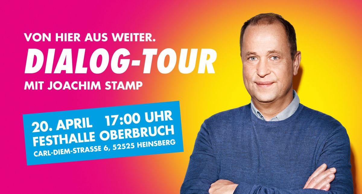 Dialog-Tour mit Joachim Stamp in Heinsberg