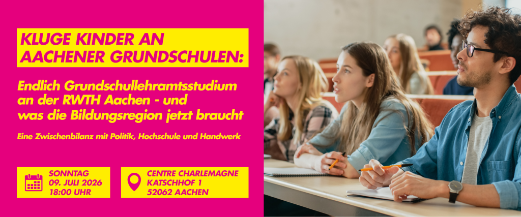 Einladung: Kluge Kinder an Aachener Grundschulen