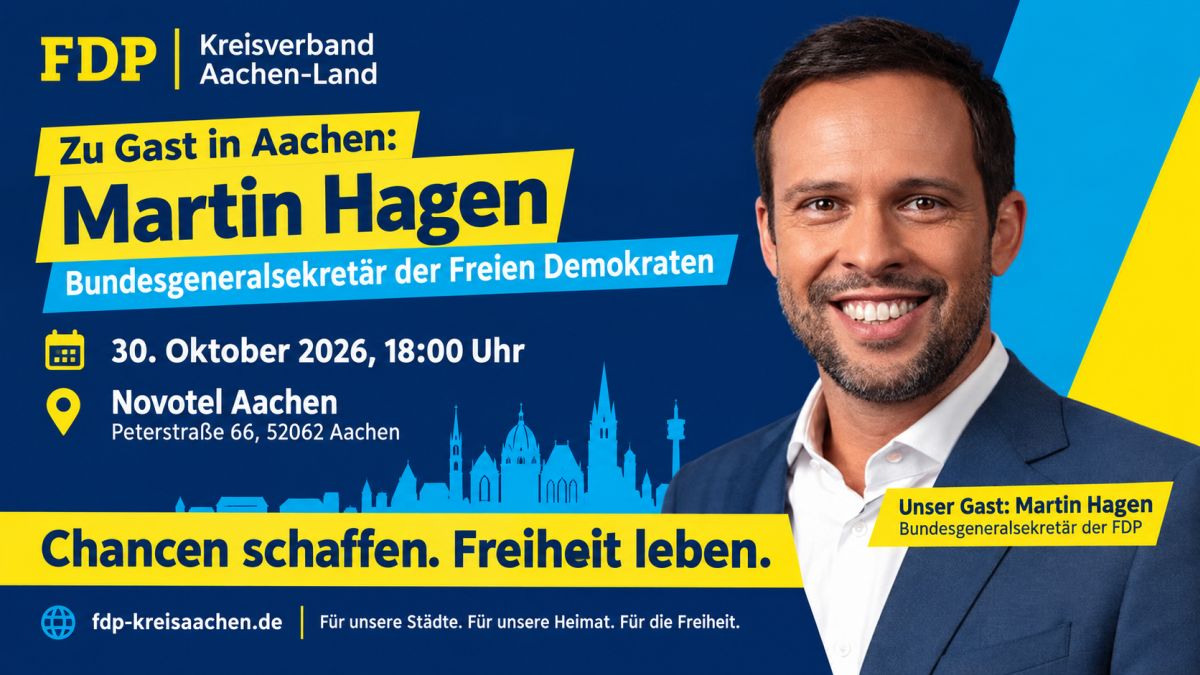 Martin Hagen zu Gast in Aachen
